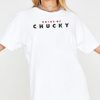 BRIDE of CHUCKY Lettering Oversized T shirt