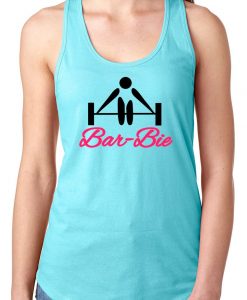 Bar Bie Ladies Fitness Racerback Tank top