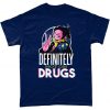 Definitely Not On Drugs Wavey Peace T-Shirt