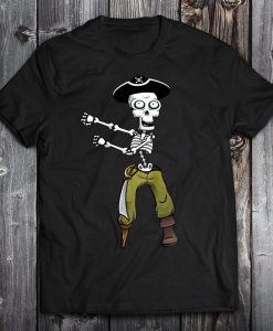 Flossing Skeleton Pirate Shirt