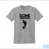 Gone Squatchin Bigfoot Footprint Heat Pressed Vinyl High Quality T-Shirt