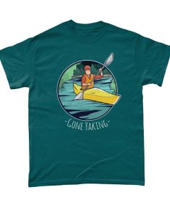 Gone Yaking Kayaking Water Sports Graphic T Shirt