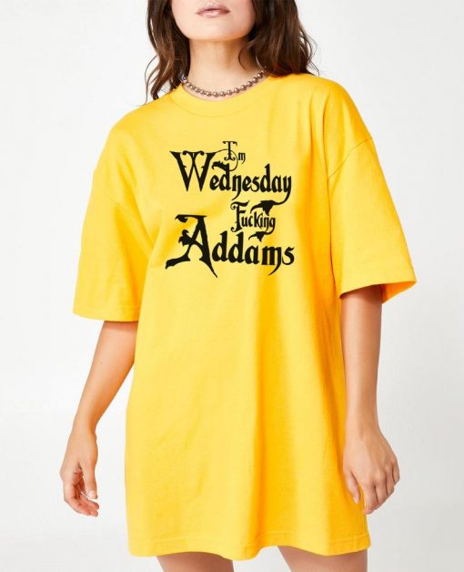 Im WEDNESDAY ADDAMS Oversized T shirt