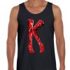 Kinky Red Boots Rough Painted Graphic Tank Top