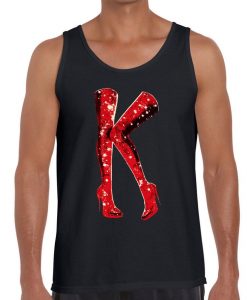 Kinky Red Boots Rough Painted Graphic Tank Top