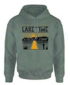 Lake time is the best time hoodie