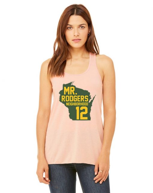 Mr Rodgers Neighborhood Green Bay tank top