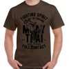 Muay Thai Full Contact Mens Martial Arts T-Shirt