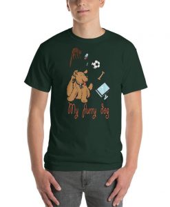 My Funny Dog Cartoon Dog Lovers Short-Sleeve T-Shir