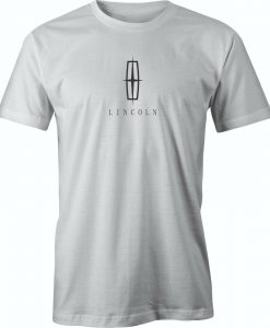 New Lincoln Logo Drawing Printed on Men's T-Shirt