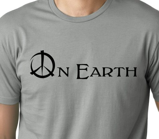 Peace on earth pacifist T-shirt