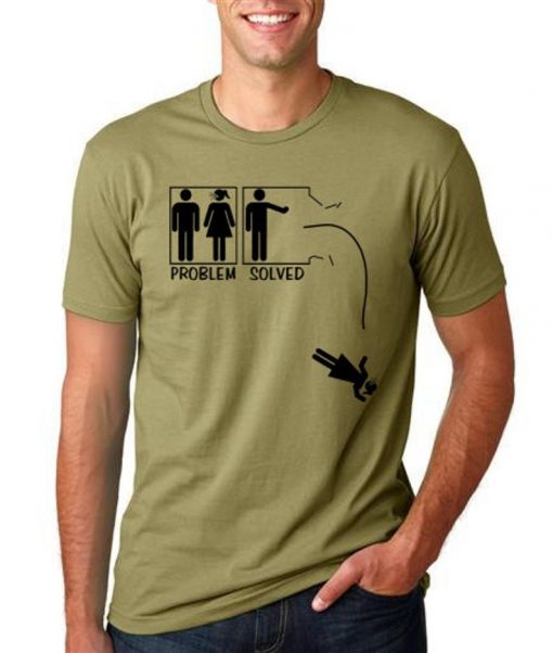 Problem solved funny divorce T-shirt
