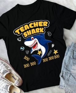 Professor Teacher Shark Doo Doo Gift Back To School T-shirt