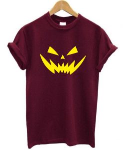 Pumpkin Face Unisex Tshirt