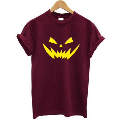 Pumpkin Face Unisex Tshirt