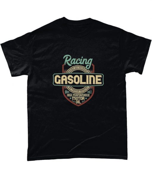 Racing Gasoline High Performance Car Racer Graphic T Shirt