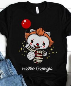 Spooky Clown Balloons Villains Halloween Movie Mashup Gifts T-Shirt