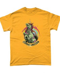 Zombie Unicorn Graphic T Shirt