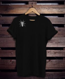 Lady Hale GLITTERY SPIDER sparkly Brooch T-shirt