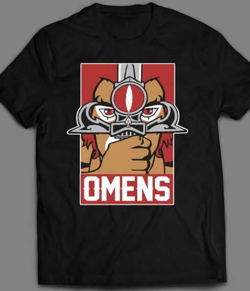 1980's Cartoon Thundercat's OMENS Characters Custom Printed Full Front Unisex DTG High Quality T-Shirt