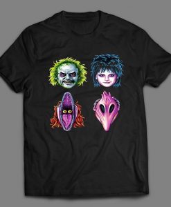 Beetlejuice Characters Halloween Custom Printed Front Halloween Unisex DTG High Quality T-Shirt