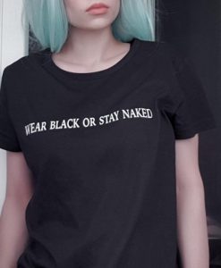 Black or naked unisex tshirt