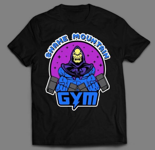 CARTOON Snake Mountain Gym Custom Printed Front Halloween Unisex t shirt