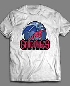 Classic Cartoon Gargoyles Quest Art Custom Printed Full Front Unisex DTG High Quality T-Shirt