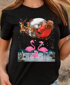 Flamingo gang funny birthday T_shirt