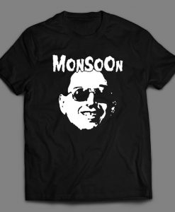 Gorilla Monsoon Misfit Mash Up Custom Printed Full Front Unisex DTG High Quality T-Shirt