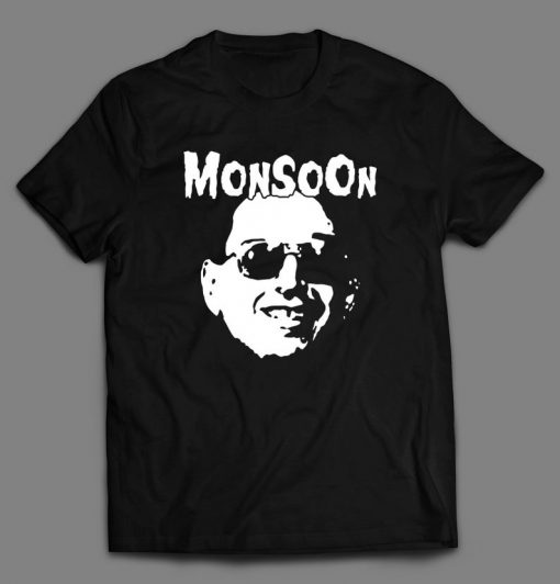 Gorilla Monsoon Misfit Mash Up Custom Printed Full Front Unisex DTG High Quality T-Shirt