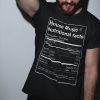 HOUSE MUSIC Nutritional Facts T-shirt