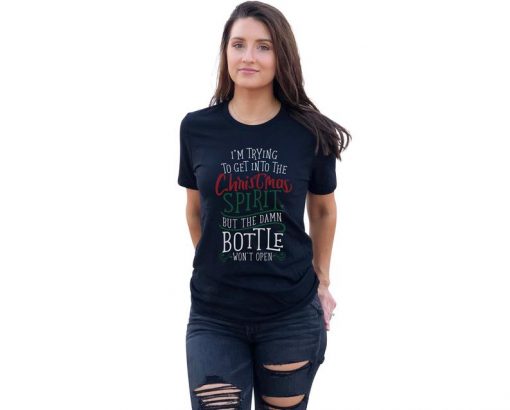 I'M Trying To Get Into Christmas Spirit - Unisex t shirt