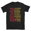 Inspirational Black History Leaders T-Shirt