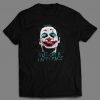 Joaquin Phoenix JOKER Put on a Happy Face Custom Printed Full Front Unisex DTG High Quality T-Shirt