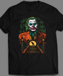 Joaquin Phoenix Joker Custom Printed Full Front Unisex DTG High Quality T-Shirt