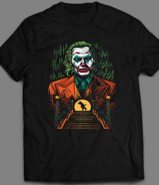 Joaquin Phoenix Joker Custom Printed Full Front Unisex DTG High Quality T-Shirt