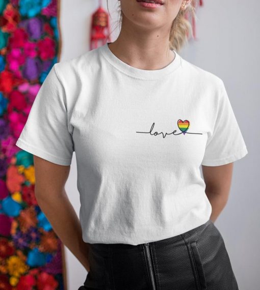 Love Lgbt Heart T-shirt