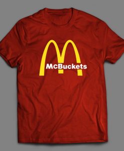 McBuckets Basketball Custom Printed Full Front Unisex DTG High Quality T-Shirt