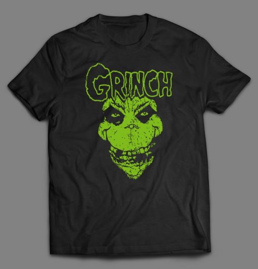 Misfit Grinch Music Inspired Custom Printed Full Front Unisex DTG High Quality T-Shirt