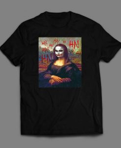 Mona Lisa Joker Parody Custom t shirt