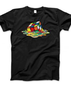 Rubick's Cube Melting Artwork T-Shirt