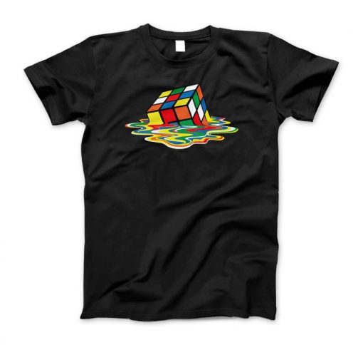 Rubick's Cube Melting Artwork T-Shirt