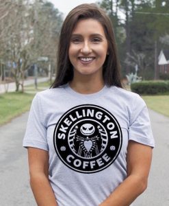 Skellington Coffee Jack skellington T Shirt