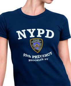 USA TV Series NYPD 99th Precinct Ladies Premium Fitted T-shirt