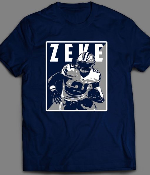 Youth Size Ezekiel Elliott Pop Art Custom t shirt