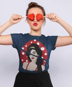 AMY WINEHOUSE pin up shirt