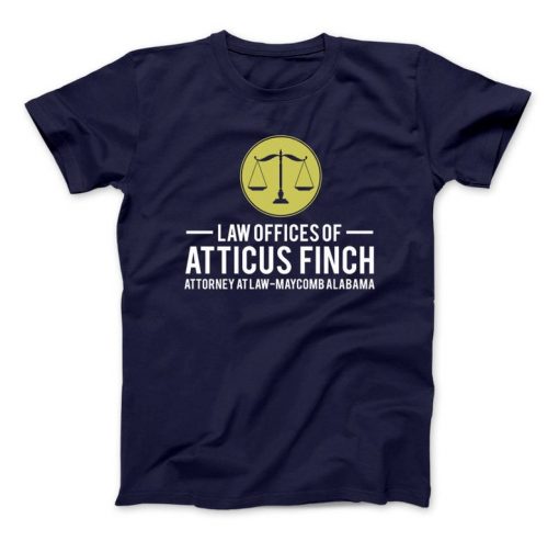 Atticus Finch Law Offices Funny Retro Classic Book Humor T-Shirt