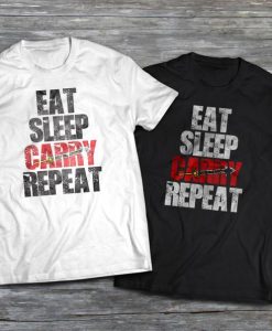 Eat Sleep Carry Repeat - Mens T-Shirt