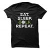 Eat Sleep Golf Repeat T-Shirt